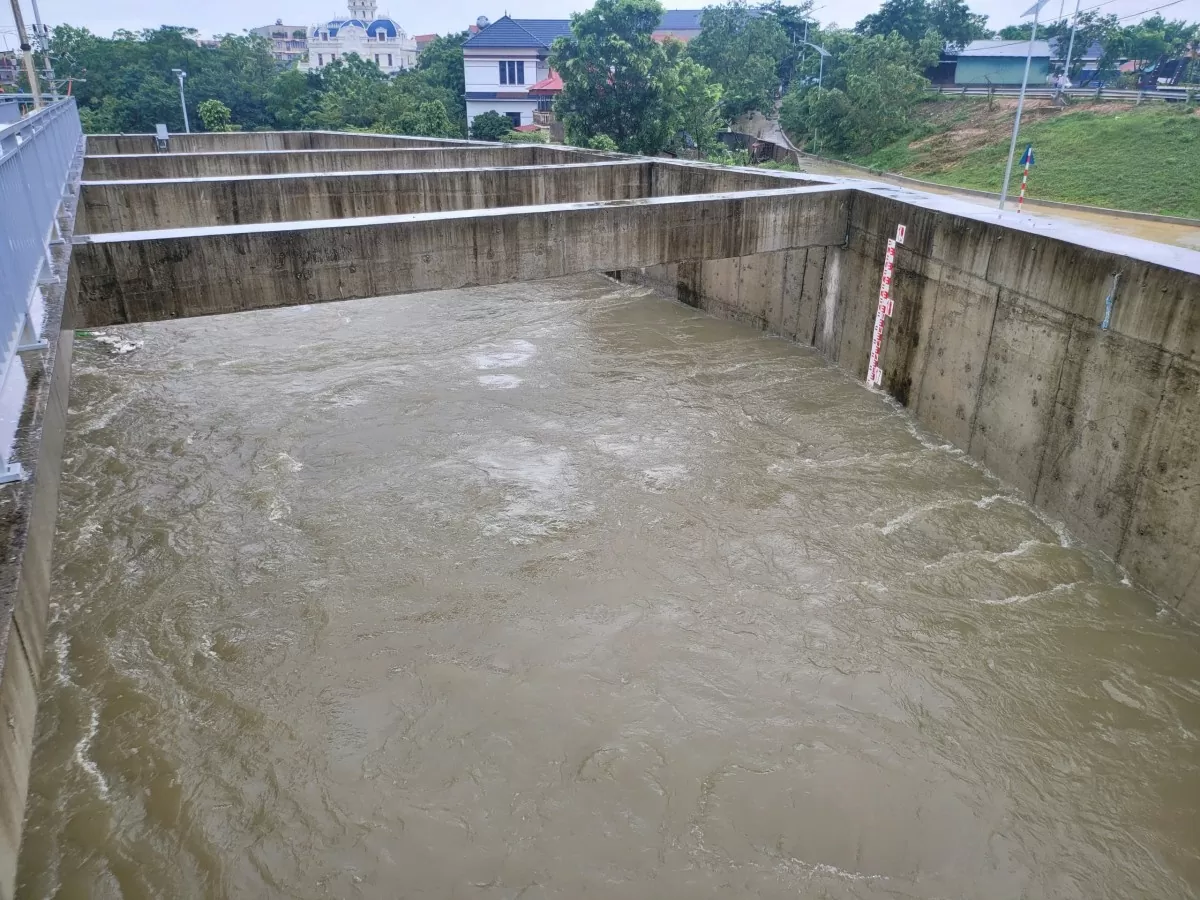 Trạm bơm Kim Xá góp phần hiệu quả trong phòng chống bão, mưa lũ tại Vĩnh Phúc