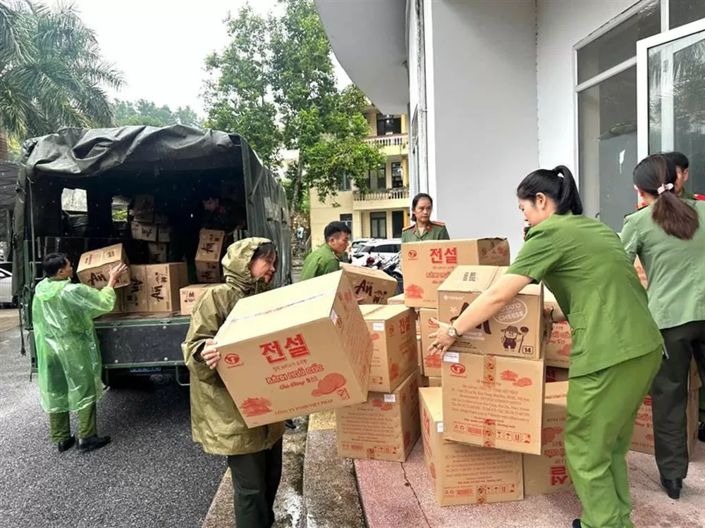 Lực lượng Công an nhân dân phát huy vai trò nòng cốt trong ứng phó với thiên tai, tìm kiếm cứu nạn