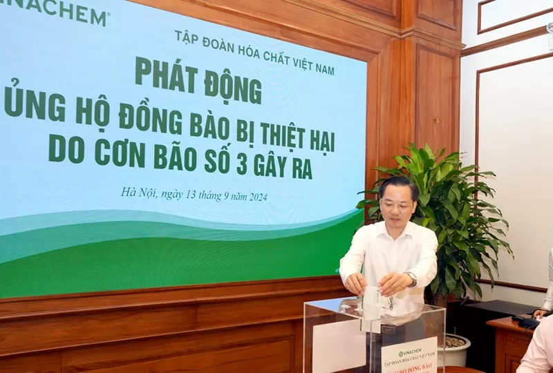 Tập đoàn Hóa chất Việt Nam: Phát động ủng hộ người dân bị thiệt hại do bão lụt