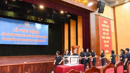 tong cuc hai quan ung ho hon 859 trieu dong giup do dong bao sau bao so 3