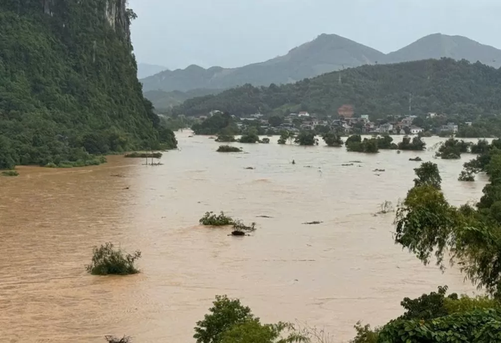 Tỉnh Bắc Kạn bị thiệt hại nặng nề sau cơn bão số 3. (Ảnh: baochinhphu.vn)