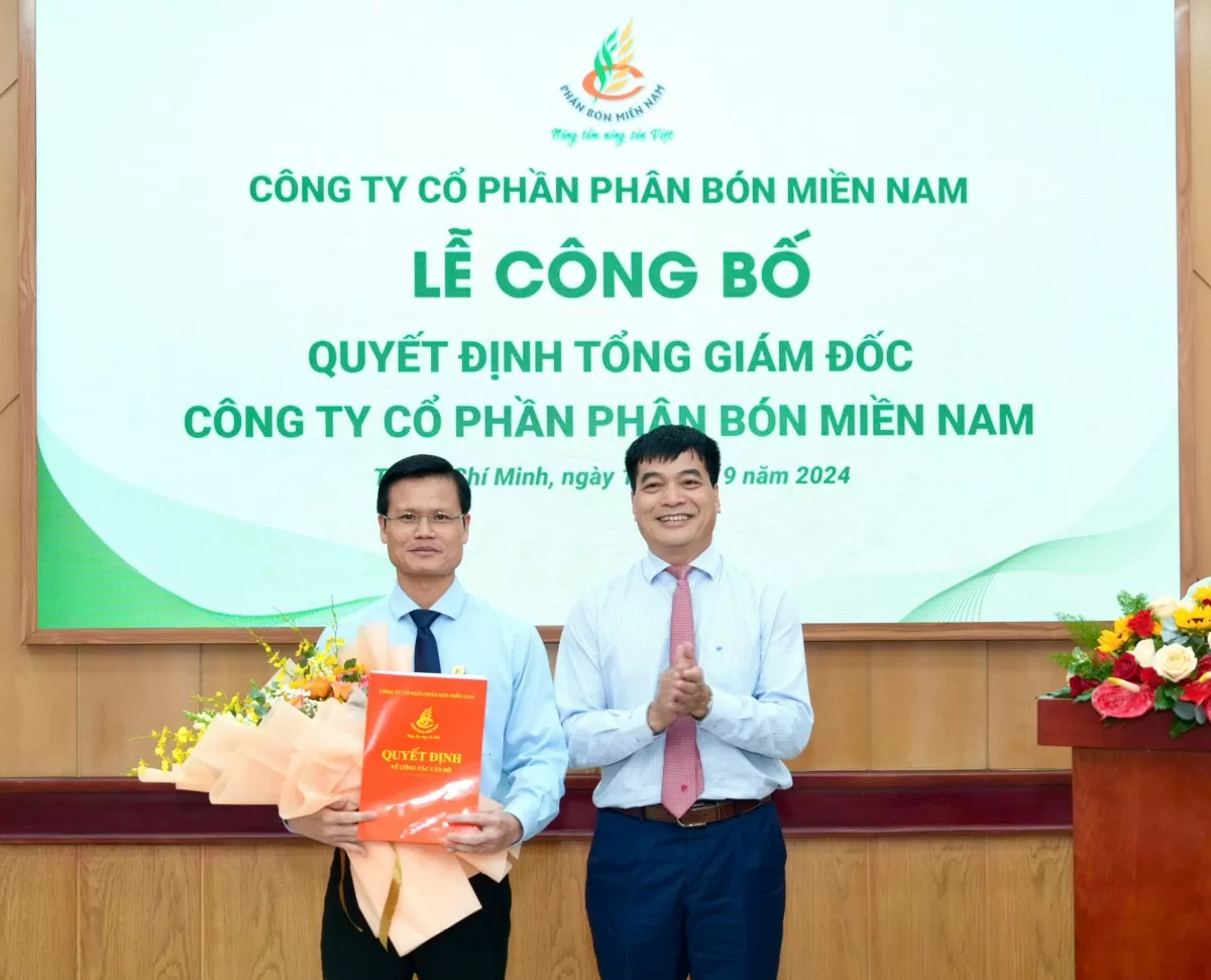 Công ty Phân bón miền Nam có tân Bí thư Đảng ủy - Tổng giám đốc