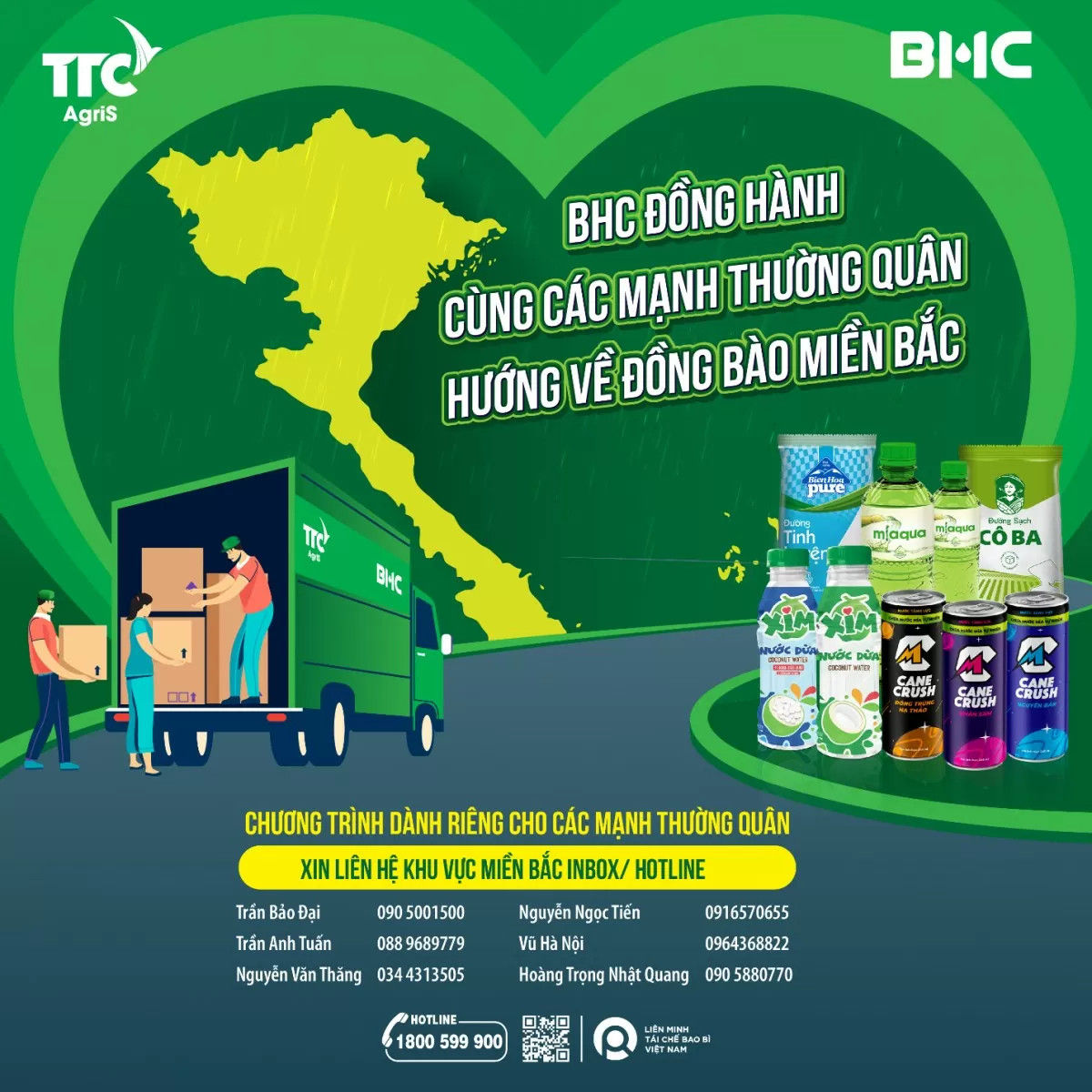'TTC AgriS cùng Việt Nam vươn lên' – Đồng hành cùng khắc phục thiệt hại sau bão Yagi
