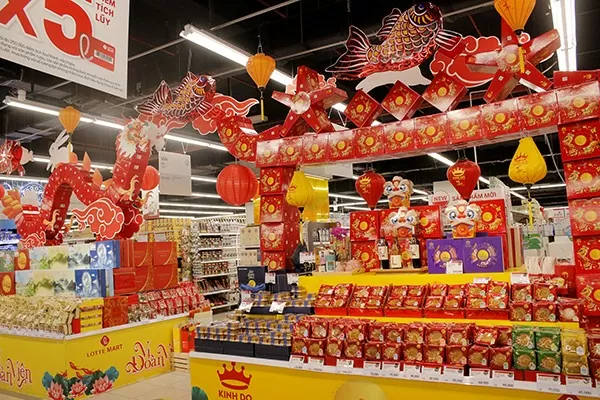 Gian hàng bánh Trung thu tại Lotte Mart Vũng Tàu