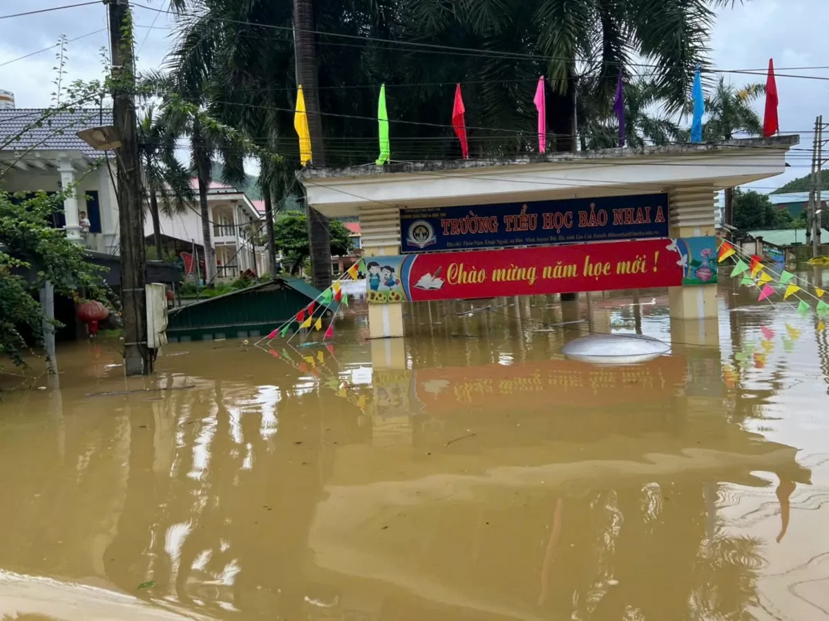 Lào Cai: Hỗ trợ nhân dân xã Bảo Nhai, huyện Bắc Hà khắc phục hậu quả sau bão Yagi