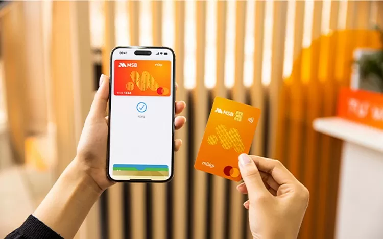 Thanh toán siêu an toàn và tiện lợi với thẻ MSB qua Apple Pay