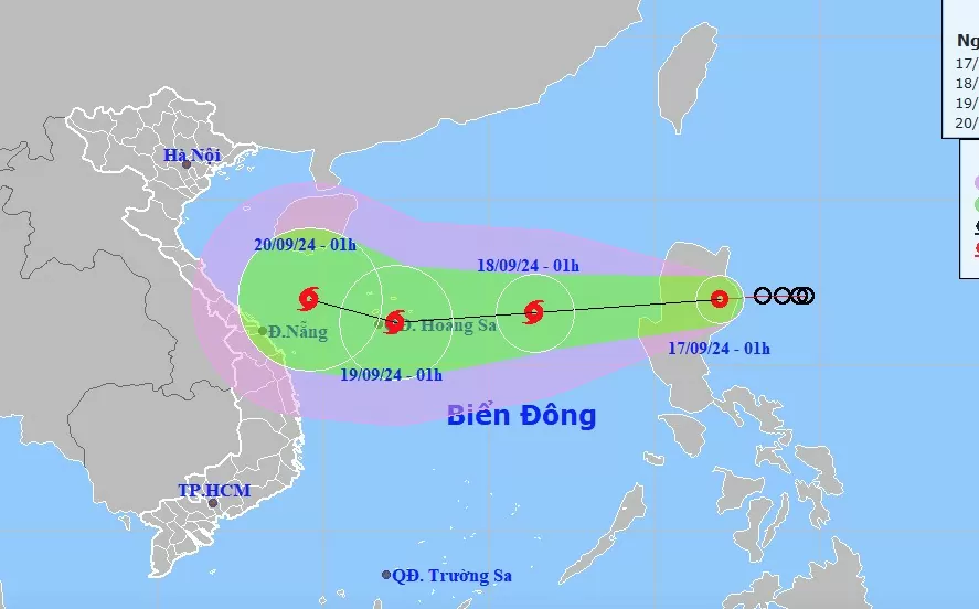 Điểm nóng 24h ngày 17/9: Áp thấp nhiệt đới hình thành bão tràn vào biển Đông, miền Trung gấp rút ứng phó