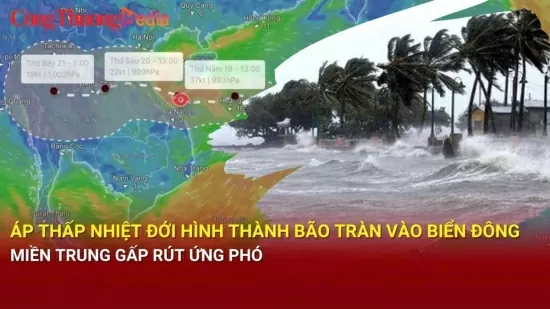 Điểm nóng 24h ngày 17/9: Áp thấp nhiệt đới hình thành bão tràn vào biển Đông, miền Trung gấp rút ứng phó