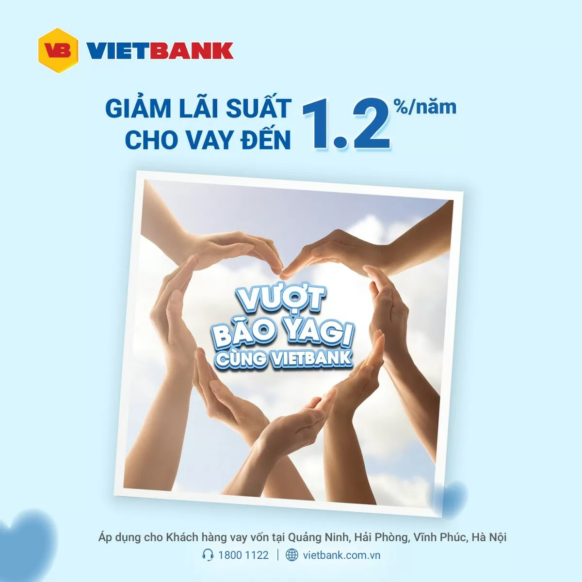 Tập thể Vietbank quyên góp hơn 700 triệu trong 120 phút của lễ phát động kêu gọi ủng hộ đồng bào