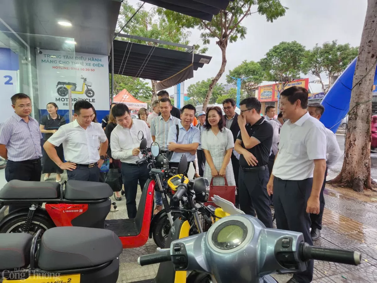 Đà Nẵng: Khánh thành trạm hoán đổi pin xe điện hai bánh đầu tiên