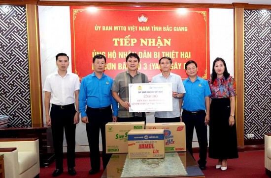 tap doan hoa chat ho tro nguoi dan bi thiet hai do bao so 3 tai bac giang