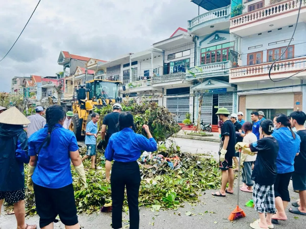 Than Cao Sơn: Chung tay hỗ trợ địa phương và đơn vị bạn khắc phục hậu quả bão, lũ