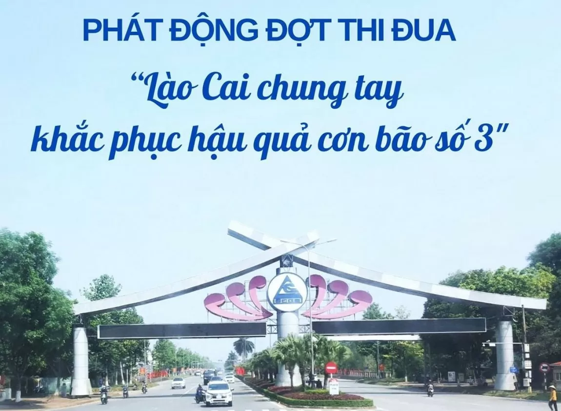 Chủ tịch UBND tỉnh Lào Cai phát động thi đua chung tay khắc phục hậu quả bão số 3