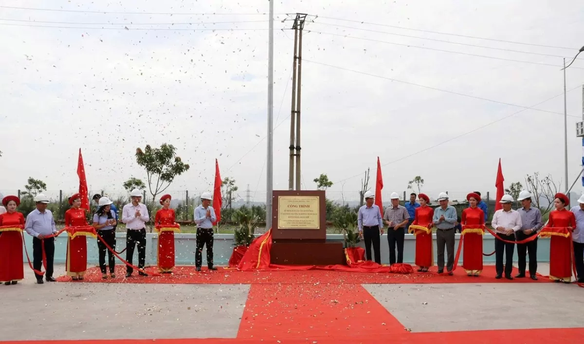 Công ty Môi trường - TKV tổ chức khánh thành và gắn biển công trình chào mừng 30 năm Ngày thành lập