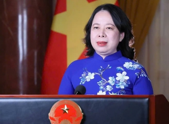 pho chu tich nuoc vo thi anh xuan tham du dien dan phu nu a au lan thu iv
