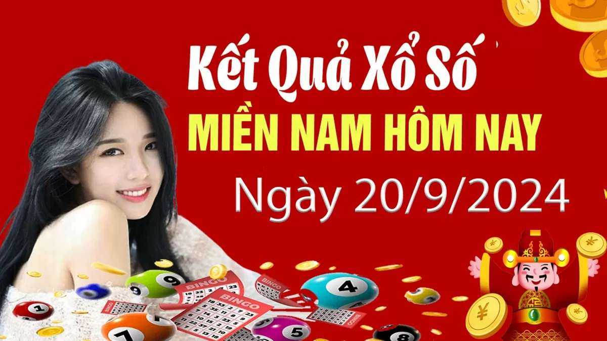 XSMN 20/9, Kết quả xổ số miền Nam hôm nay 20/9/2024, xổ số miền Nam ngày 20 tháng 9,trực tiếp XSMN 20/9