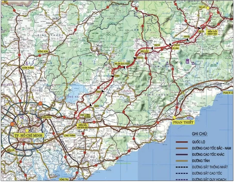 Lâm Đồng: Bổ sung hơn 3.700 tỷ đồng vào cao tốc Bảo Lộc – Liên Khương