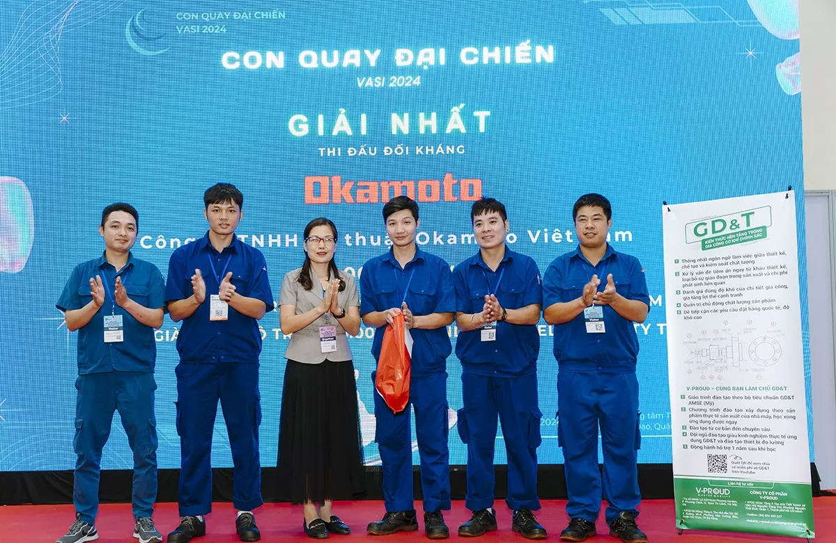 Cuộc thi Con quay Đại chiến VASI 2024: Sân chơi cho doanh nghiệp công nghiệp chế tạo