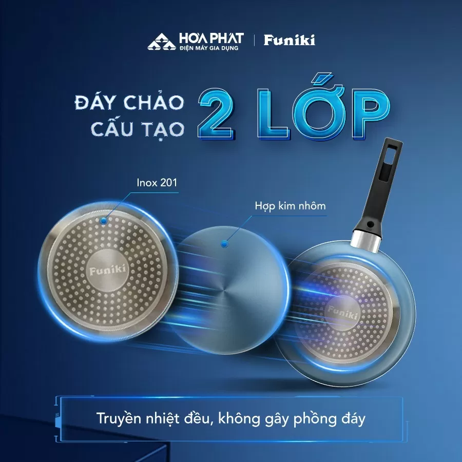 Funiki ra mắt bộ sưu tập chảo chống dính: Chuẩn bền, chuẩn chống dính