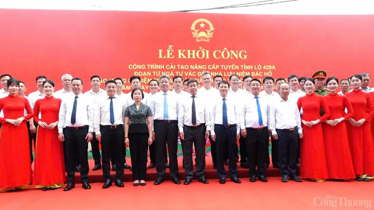 Hà Nội: Khởi công nâng cấp Tỉnh lộ 429a, Cụm công nghiệp Kim Bài