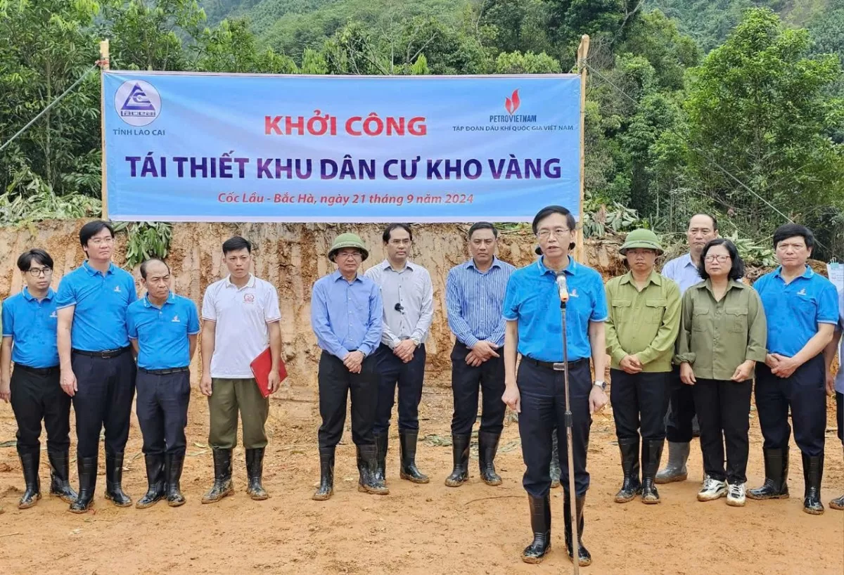 Lễ khởi công đặc biệt tại thôn Kho Vàng