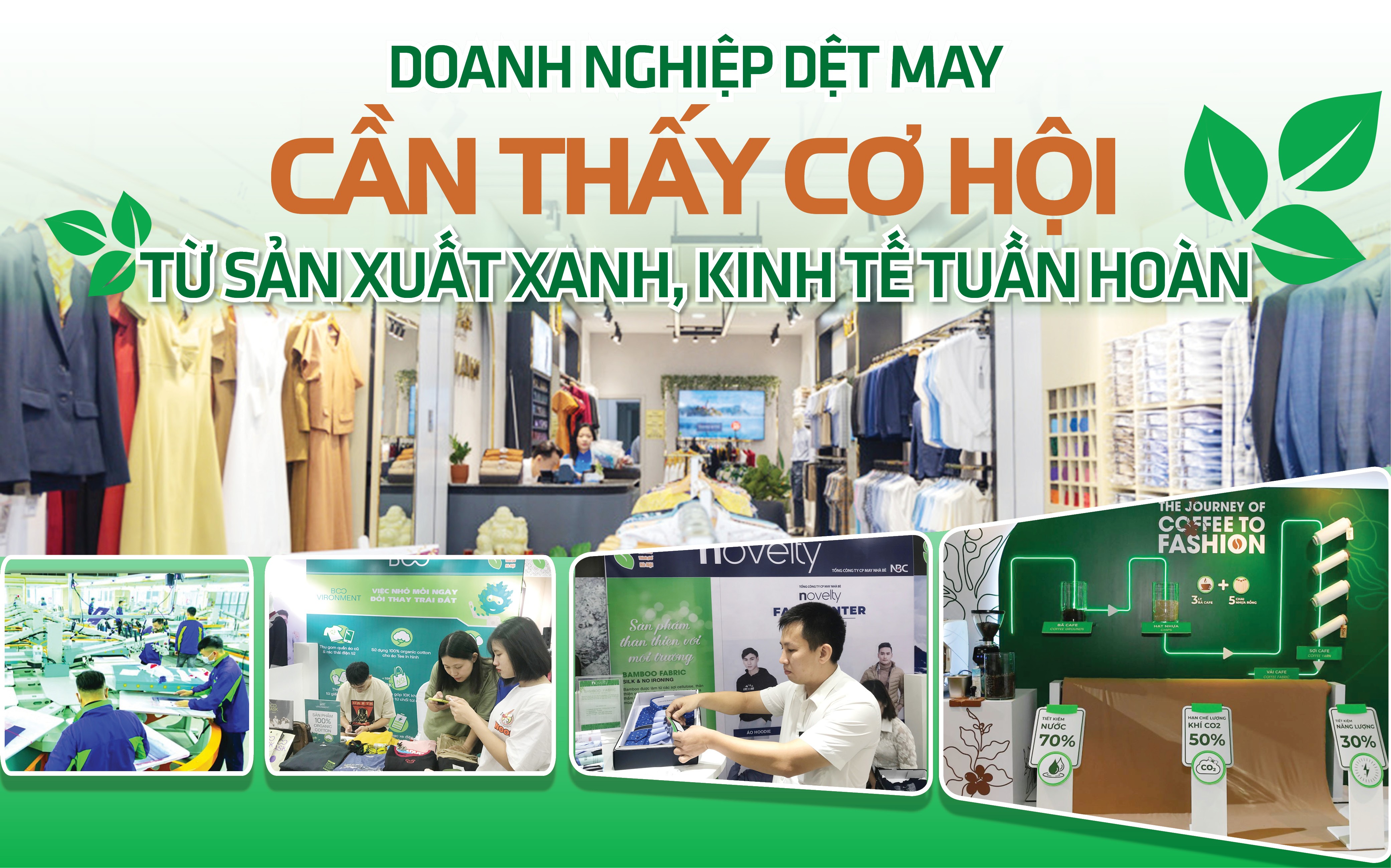 Doanh nghiệp Dệt may cần thấy cơ hội từ sản xuất xanh, kinh tế tuần hoàn