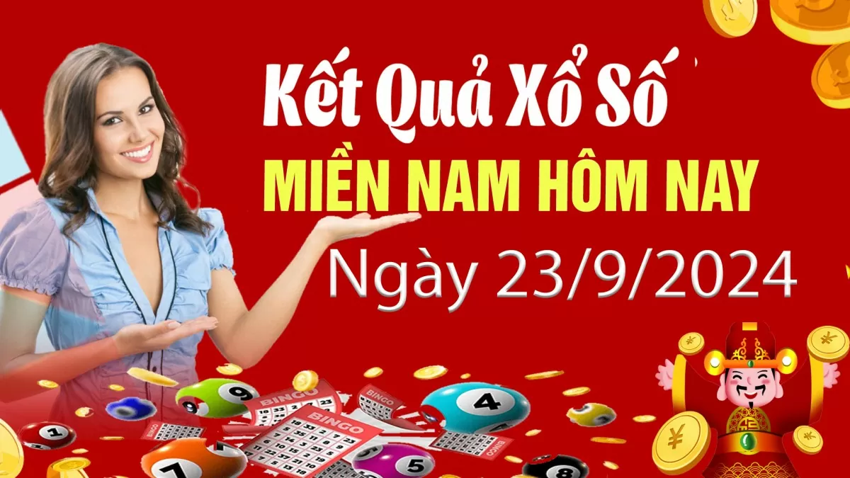 Kết quả Xổ số miền Nam ngày 23/9/2024, KQXSMN ngày 23 tháng 9, XSMN 23/9, xổ số miền Nam hôm nay