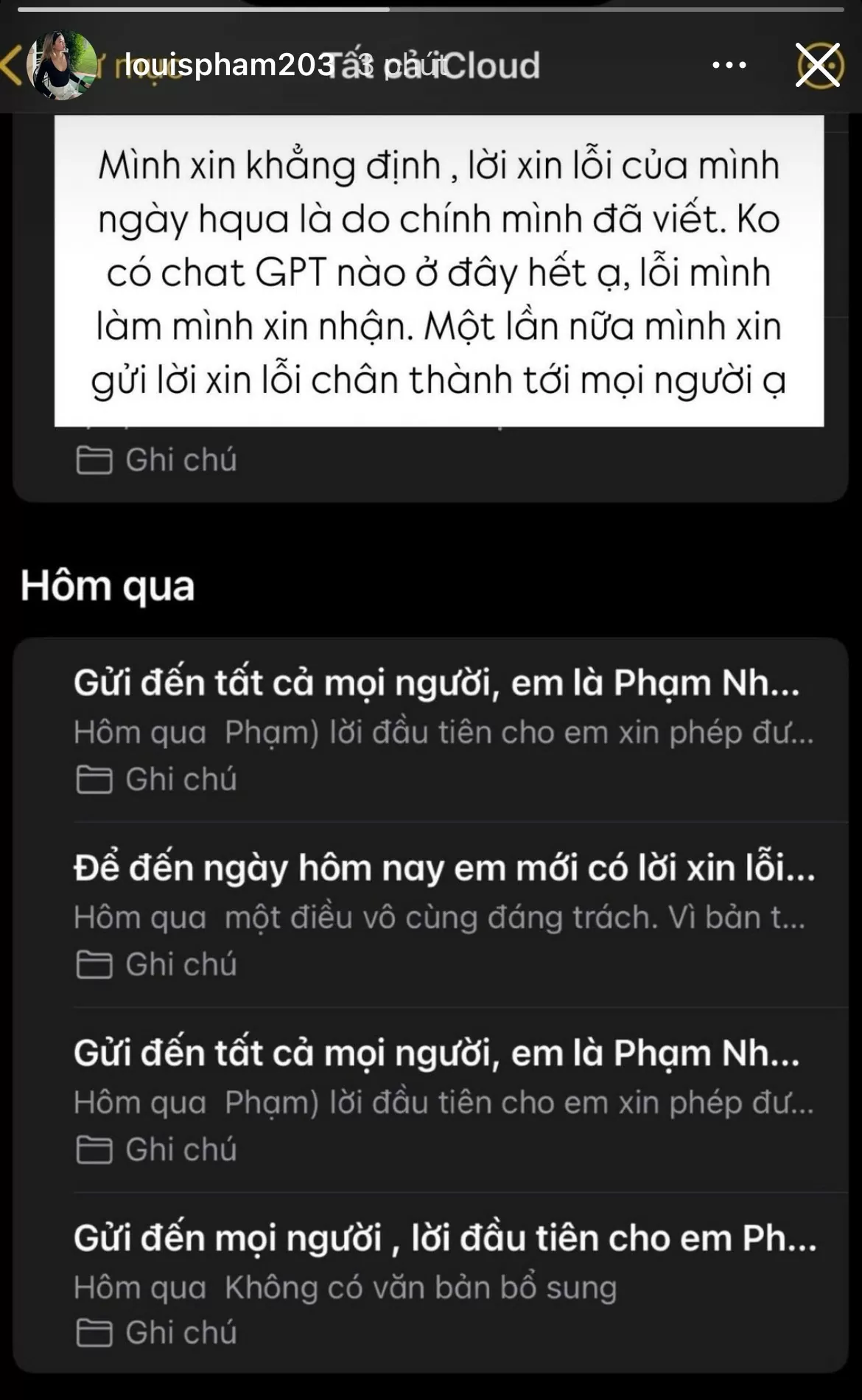 Phạm Như Phương dùng Chat GPT viết thư xin lỗi?