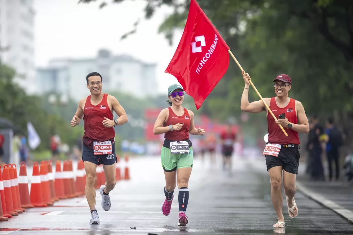 Giải marathon quốc tế Hà Nội Techcombank: Hành trình tinh thần thể thao kiên định, mạnh mẽ