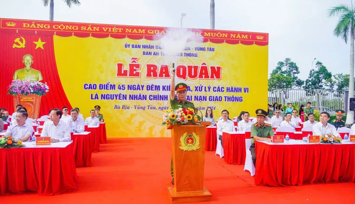 Bà Rịa - Vũng Tàu: Ra quân cao điểm 45 ngày đêm bảo đảm an toàn giao thông