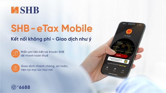 nop thue truc tuyen de dang qua etax mobile voi shb