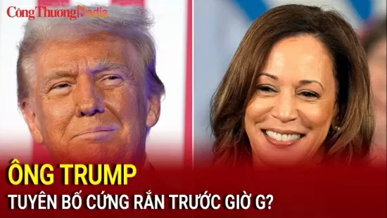 Bầu cử Mỹ 2024: Ông Trump tuyên bố cứng rắn trước giờ G?