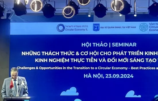 Xây dựng và phát triển kinh tế tuần hoàn: Học hỏi kinh nghiệm từ Israel