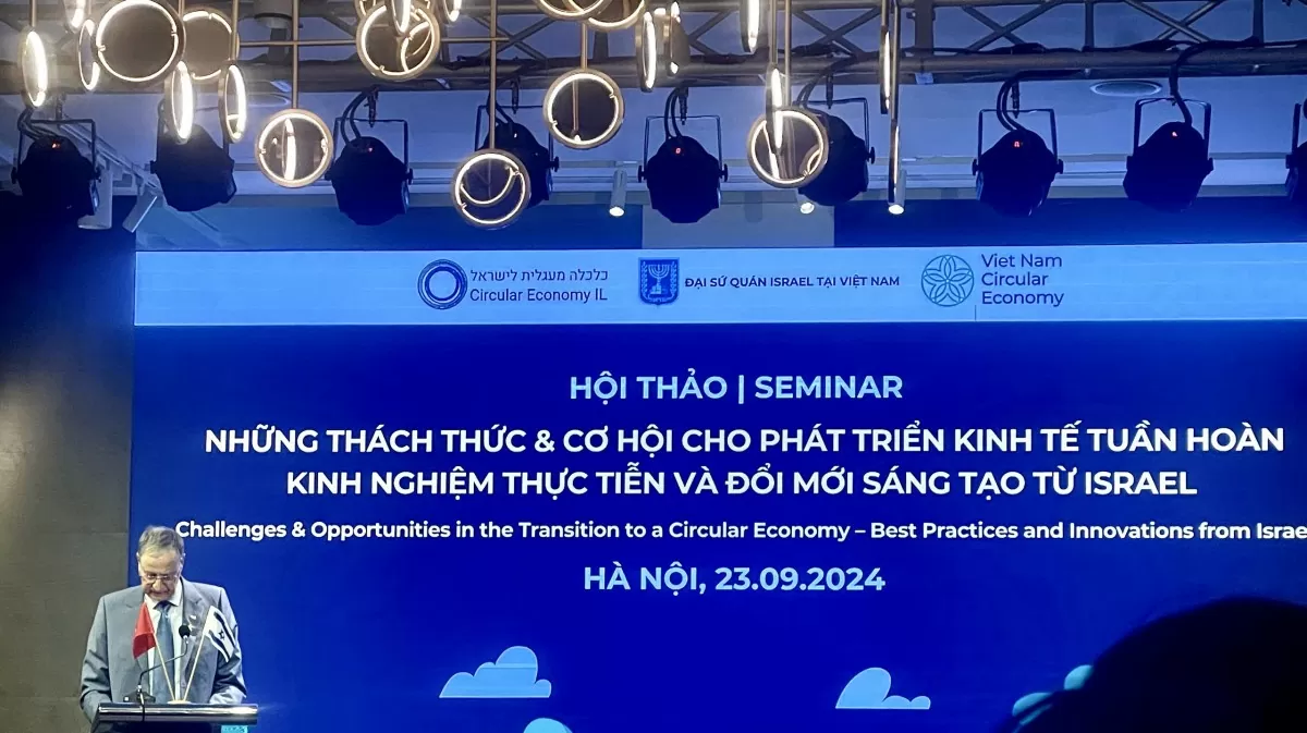 Xây dựng và phát triển kinh tế tuần hoàn: Học hỏi kinh nghiệm từ Israel