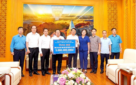 tap doan hoa chat va cac cong ty thanh vien ho tro lao cai 5 ty dong khac phuc mua lu