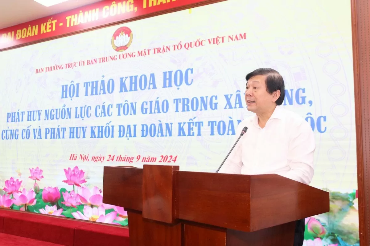 Phát huy nguồn lực các tôn giáo trong xây dựng, củng cố và phát huy khối đại đoàn kết toàn dân tộc