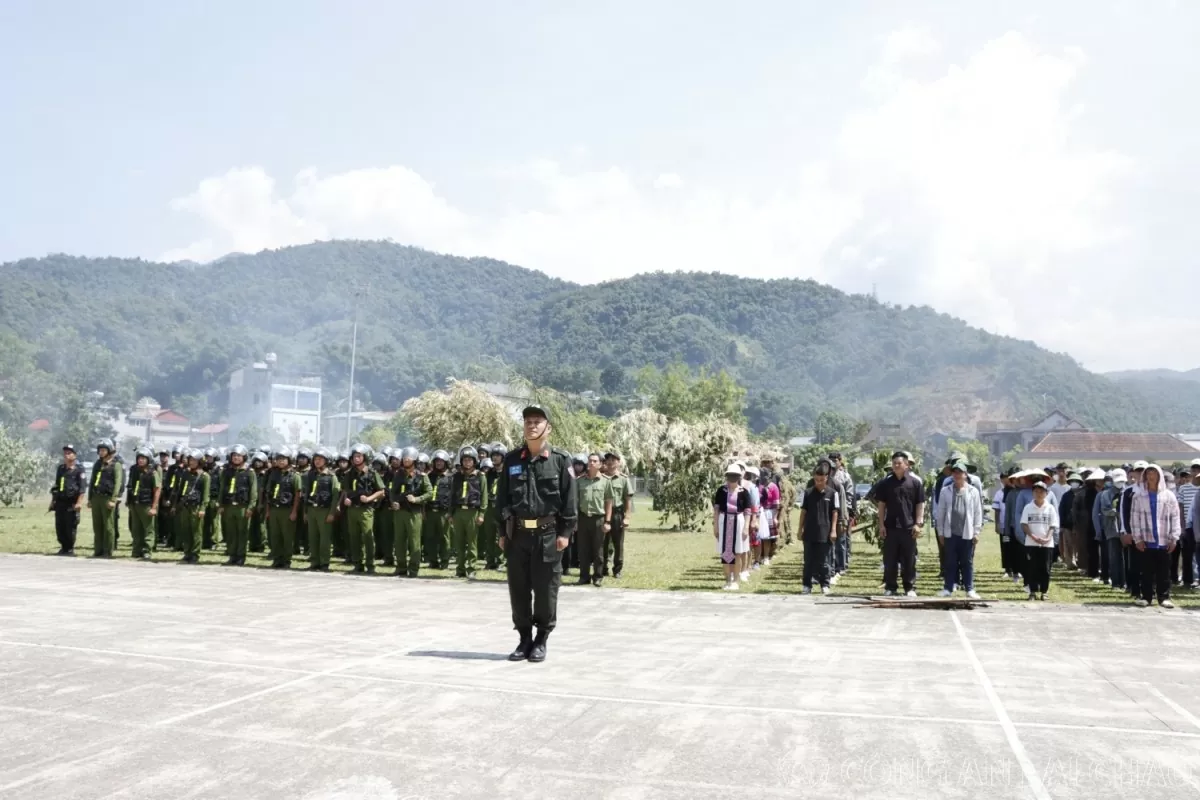 Lai Châu: Diễn tập đánh bắt các đối tượng phản động, âm mưu bạo loạn