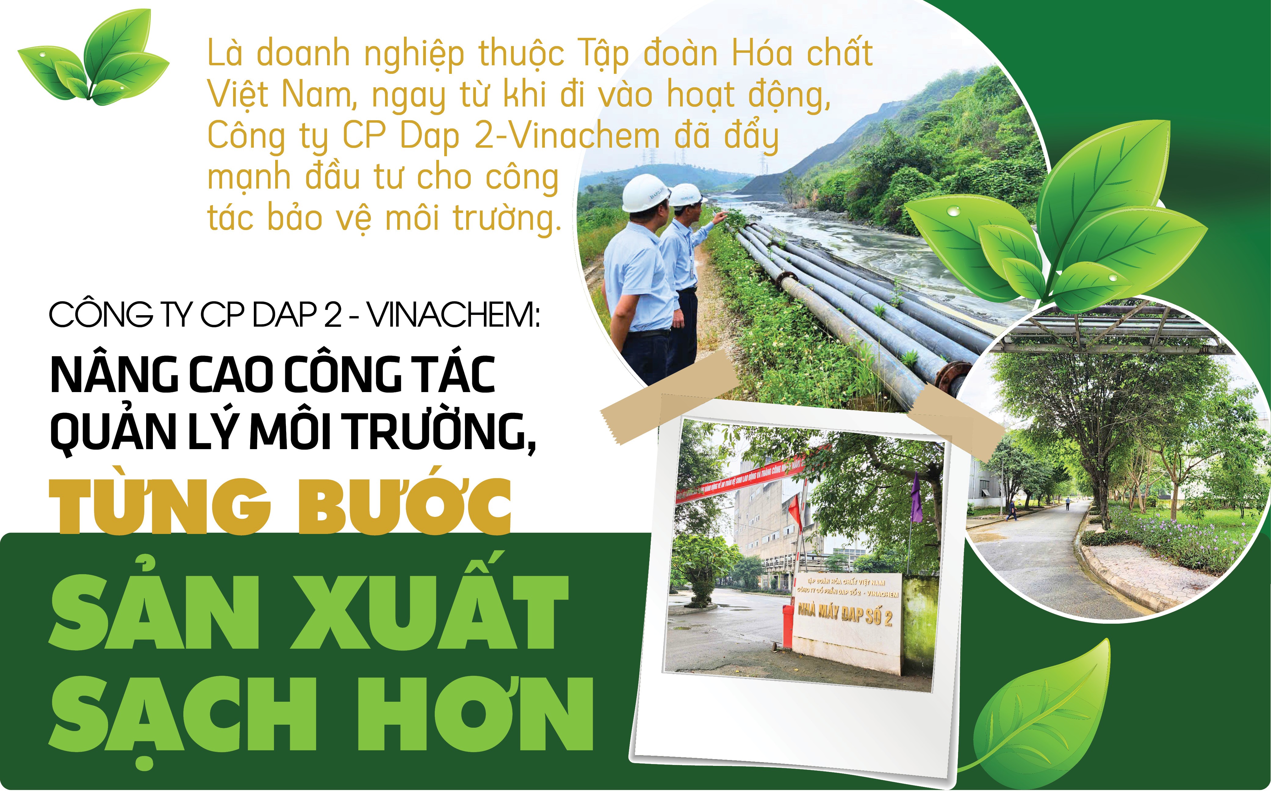 Nâng cao công tác quản lý môi trường, từng bước sản xuất sạch hơn