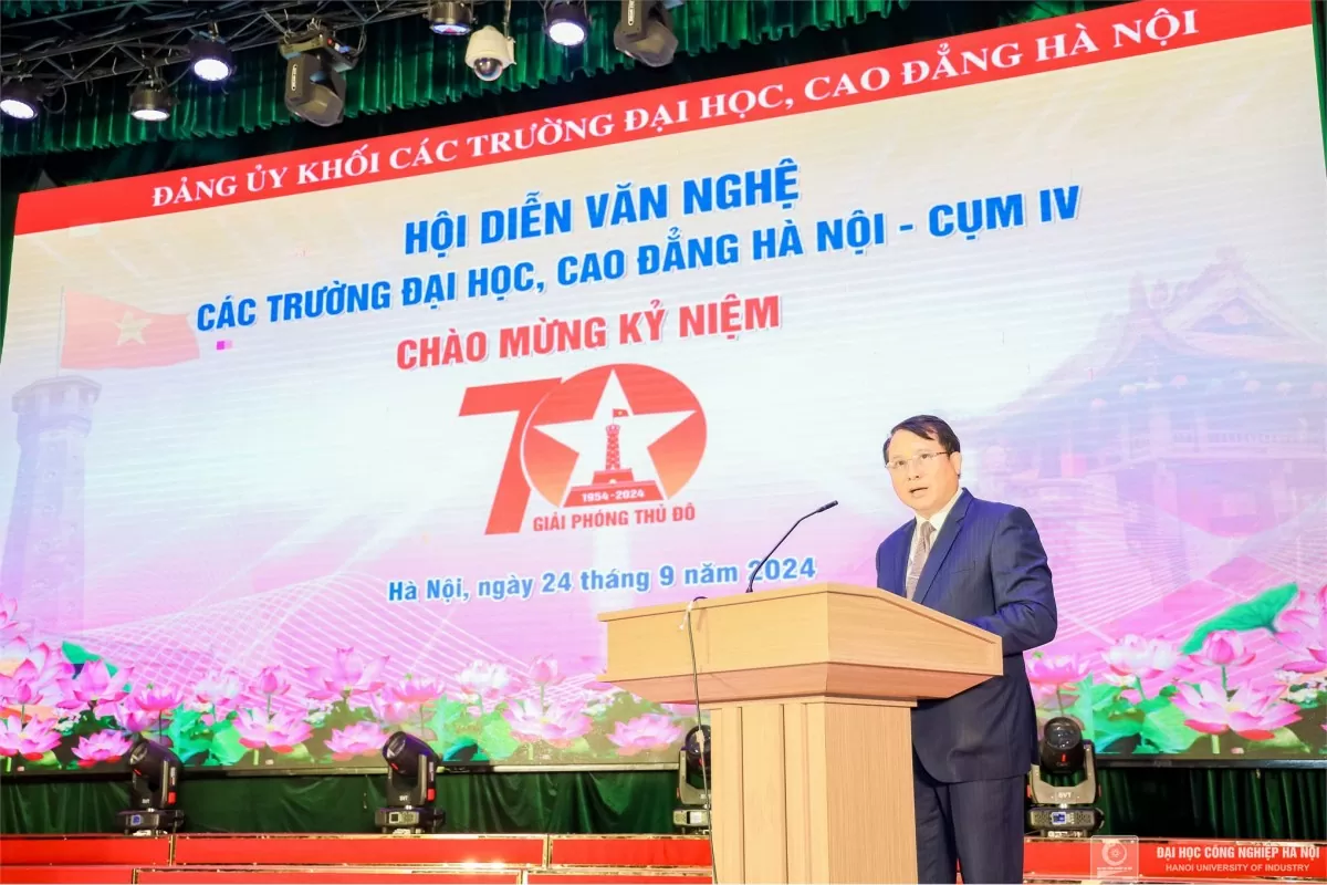 Trường Đại học Công nghiệp Hà Nội đoạt giải Nhất hội diễn văn nghệ chào mừng 70 năm giải phóng Thủ đô