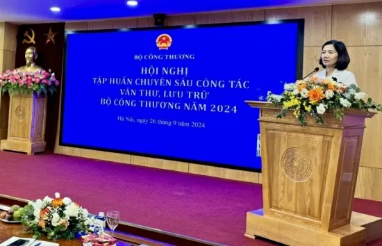 Bộ Công Thương tập huấn chuyên sâu về công tác văn thư lưu trữ năm 2024