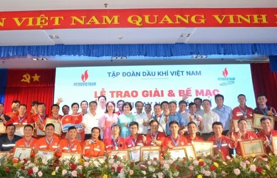 Vietsovpetro đoạt giải nhất Hội thi tay nghề Dầu khí lần thứ VIII