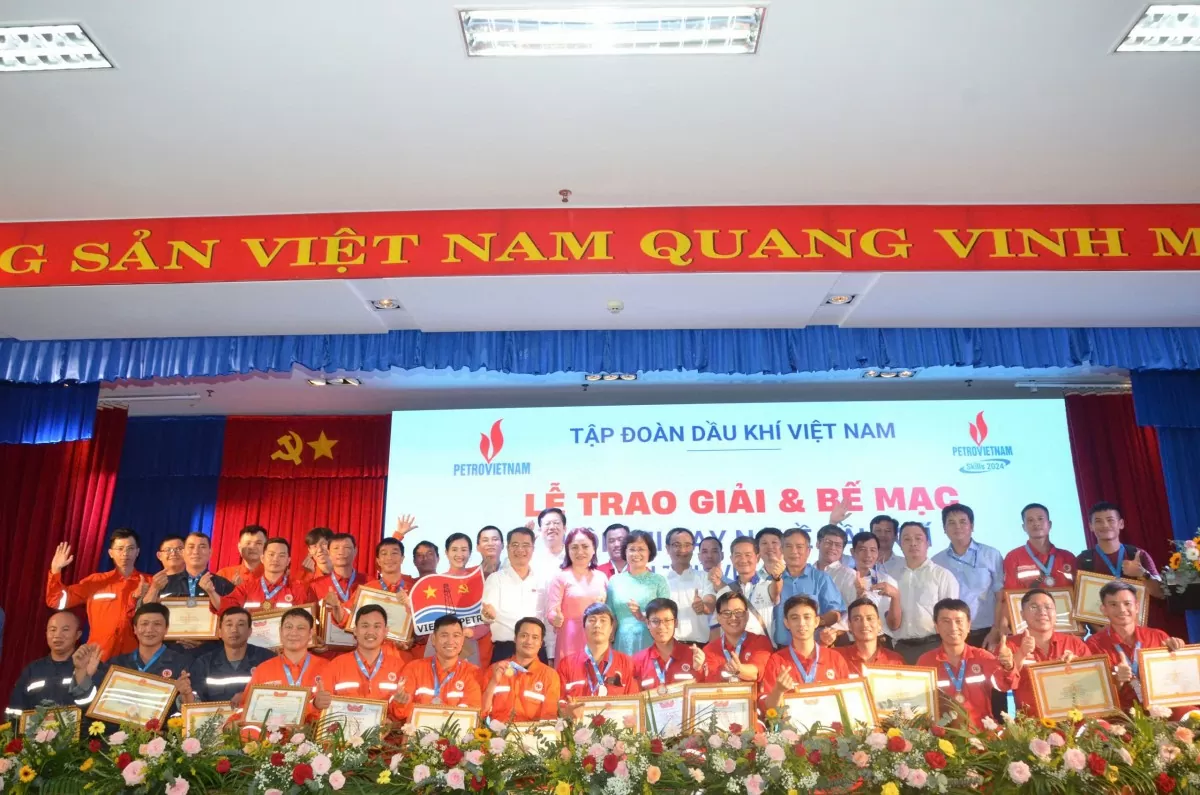 Vietsovpetro đoạt giải nhất Hội thi tay nghề Dầu khí lần thứ VIII