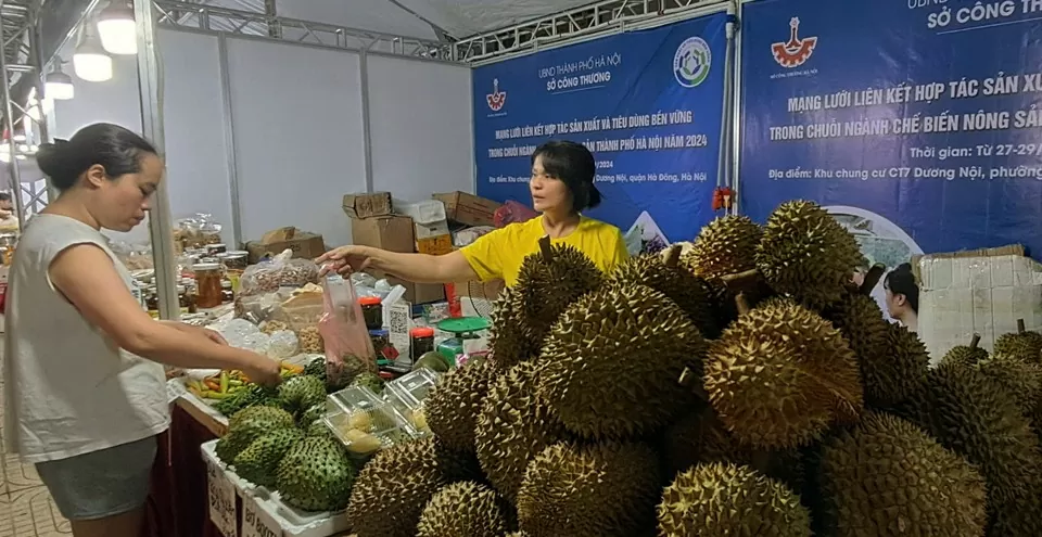 Hà Nội xây dựng mạng lưới sản xuất và tiêu dùng bền vững ngành chế biến nông sản