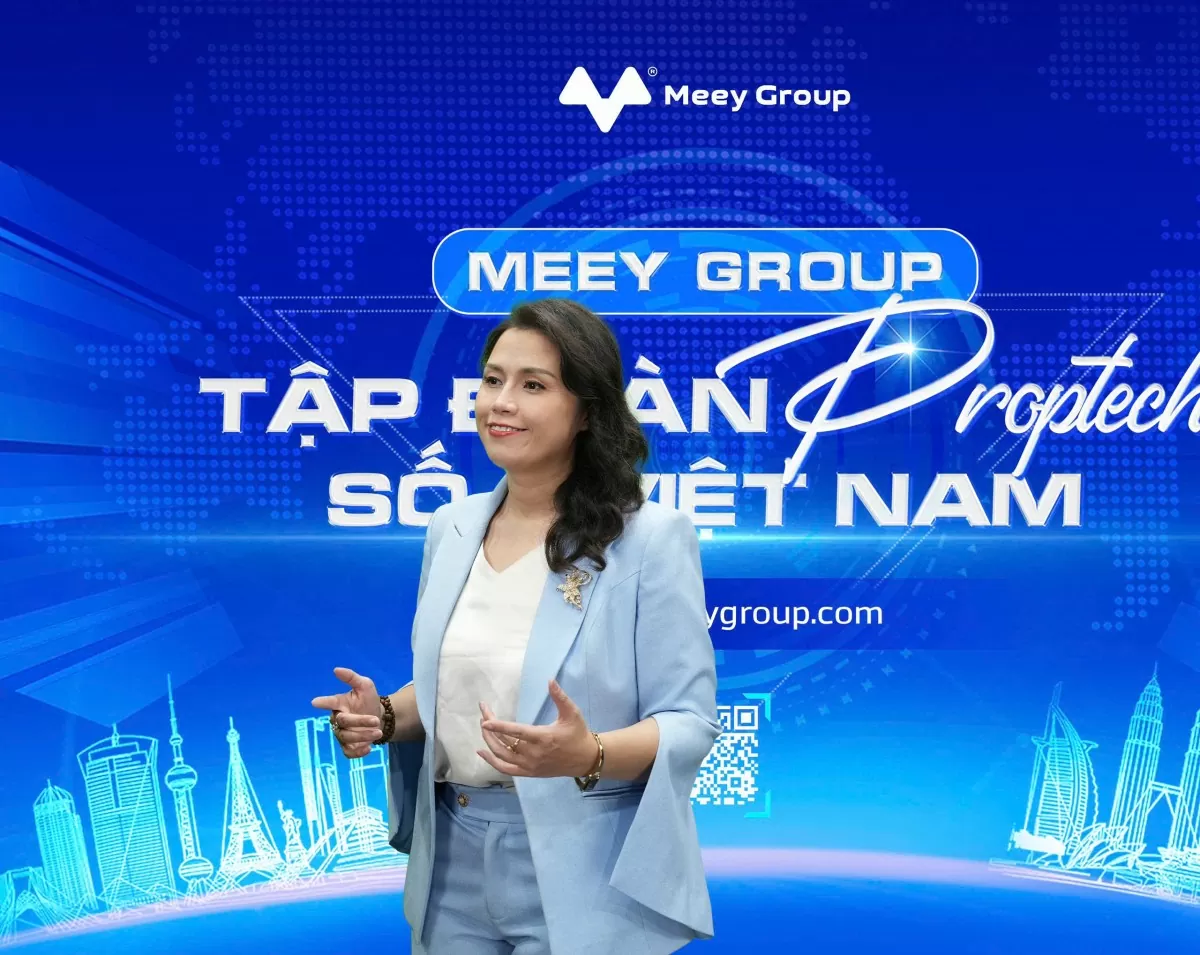 Bà Nguyễn Thúy Lan – Phó TGĐ Meey Group chia sẻ về chiến lược phát triển sản phẩm công nghệ số của Meey Group