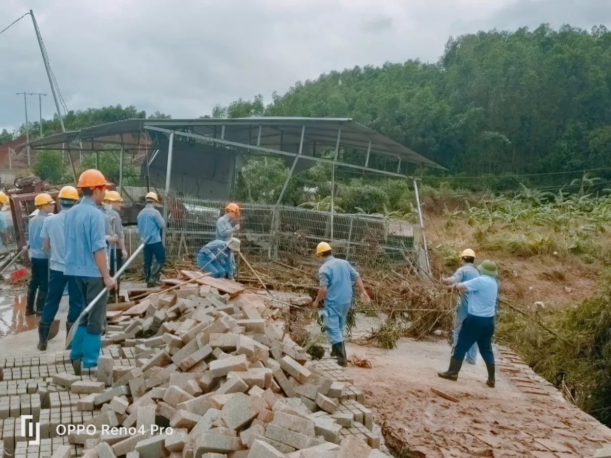 Công ty Nhiệt điện Sơn Động-TKV đảm bảo sản xuất an toàn ổn định trong mùa mưa bão