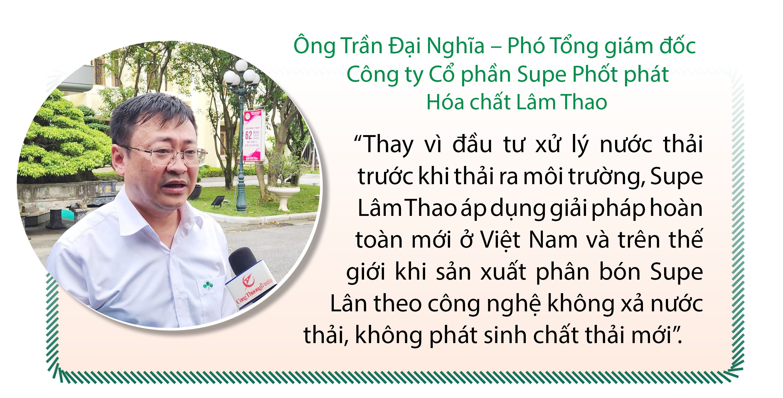 Sản xuất xanh ở Supe Lâm Thao