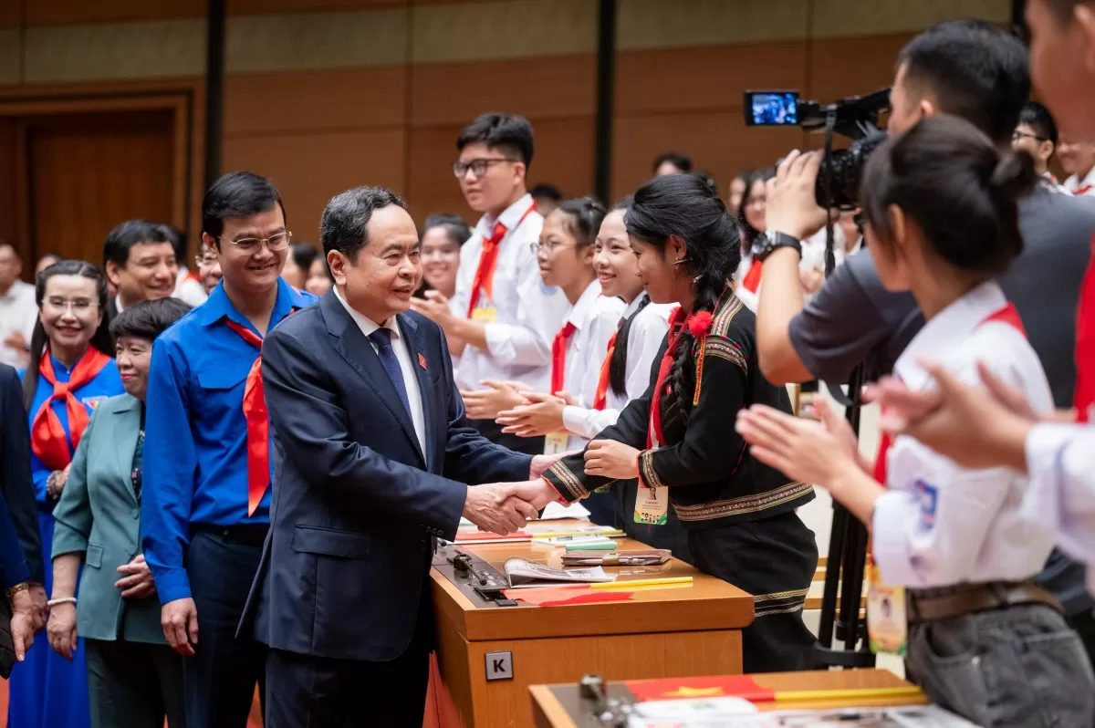 Chủ tịch Quốc hội: Đảng, Nhà nước luôn dành sự quan tâm, chăm lo đặc biệt tới trẻ em