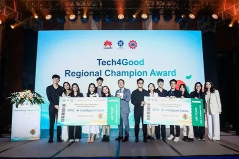 Sinh viên Việt Nam giành giải nhất tại Tech4Good châu Á - Thái Bình Dương