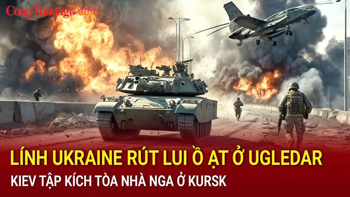 Chiến sự Nga-Ukraine trưa 1/10: Lính Ukraine rút lui ở Ugledar; Kiev tập kích tòa nhà Nga ở Kursk