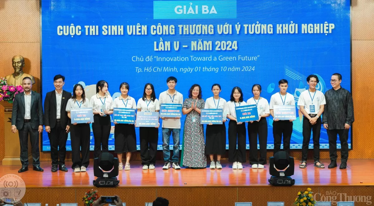 Tìm ra quán quân Cuộc thi Sinh viên Công Thương với ý tưởng khởi nghiệp năm 2024